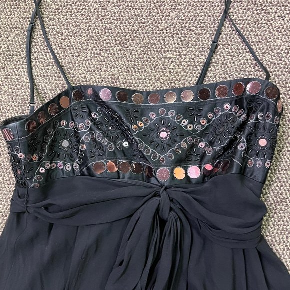 Filmy Spagetti Strap Top by BCBG MaxAzria Size 6 - Picture 2 of 5